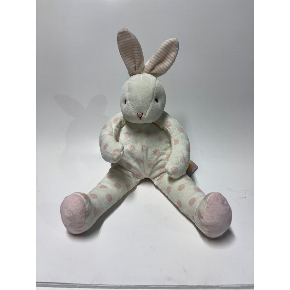 Bunnies By The Bay Plush BIG BLOOM BUDDY Gray Polka Dot Bunny #101050 Lovey